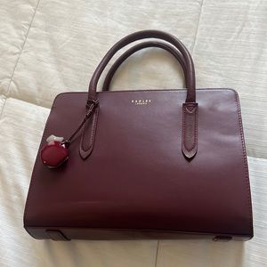 RADLEY LONDON burgundy bag with shoulder straps
